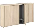 Средний Офисный шкаф для документов (2шт) и гардероб+обвязка